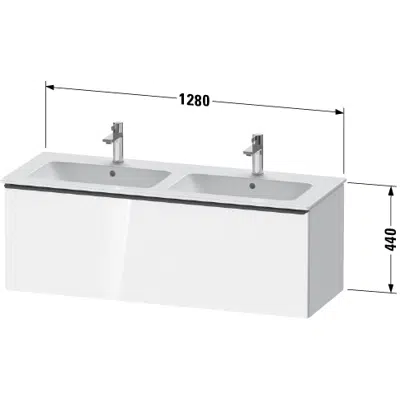Image for DE4265 D-Neo Vanity unit wall-mounted