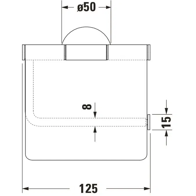 009940 Starck T Toilet paper holder