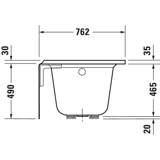 Architec Bañera Blanco 1525x762 mm - 700355