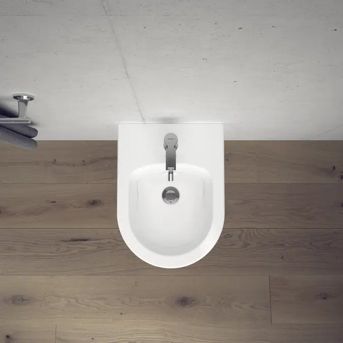 ME by Starck Wall-mounted bidet White High Gloss 480 mm - 229015