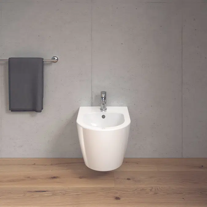 ME by Starck Wall-mounted bidet White High Gloss 480 mm - 229015