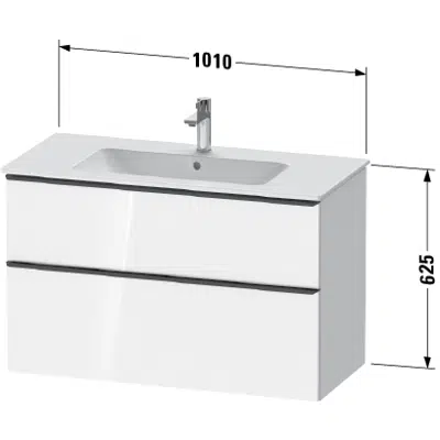 Image for DE4363 D-Neo Vanity unit wall-mounted