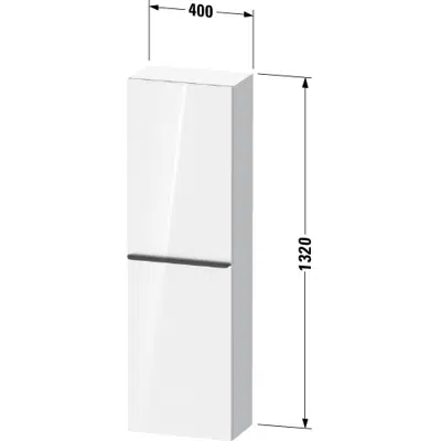 Image pour DE1318 D-Neo Semi tall cabinet