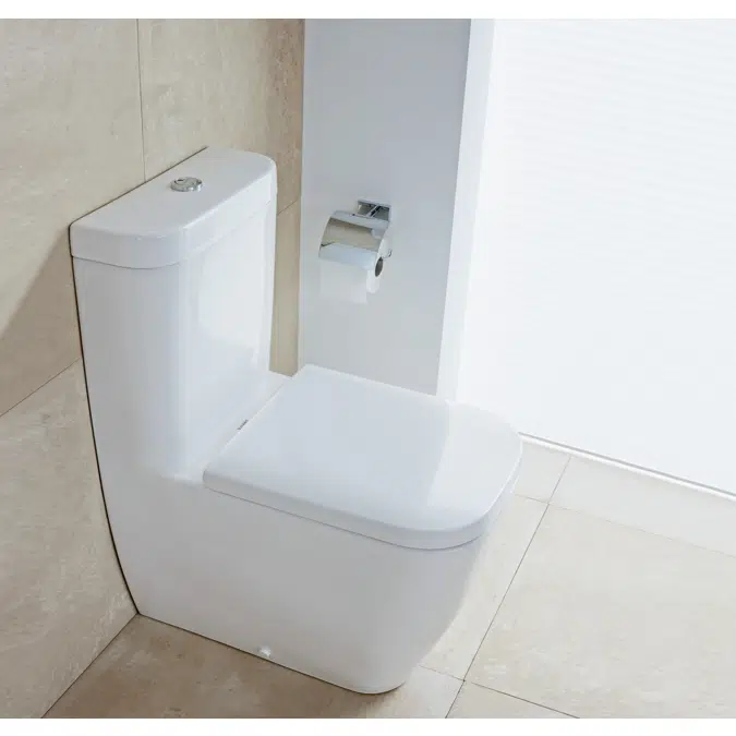 Happy D.2 Toilet seat White 359x430x43 mm - 006459