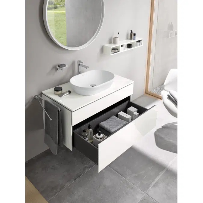 L-Cube Console vanity unit wall-mounted - LC4880