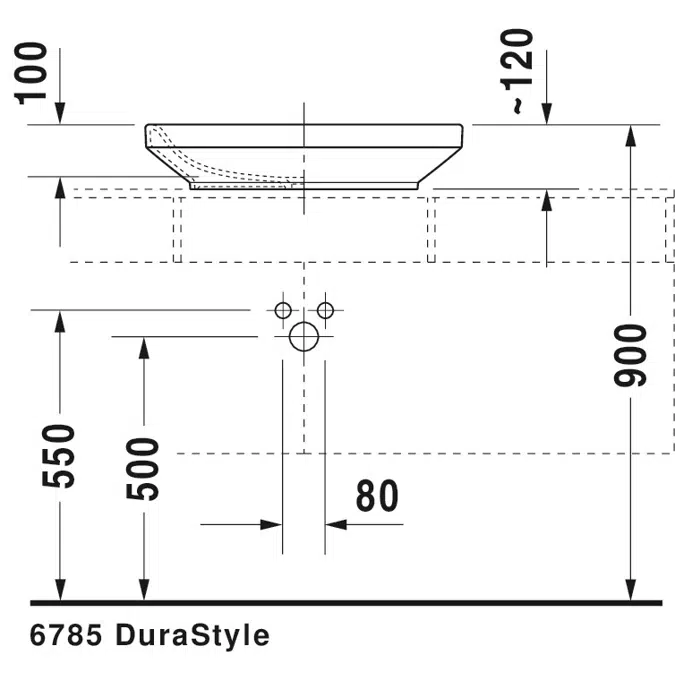 DuraStyle Aufsatzbecken 034960