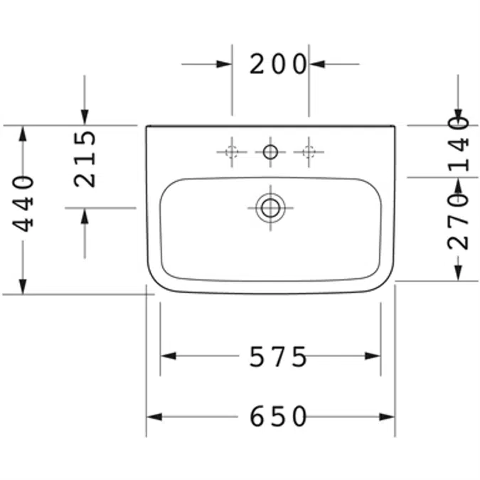 DuraStyle Waschtisch Med 232465