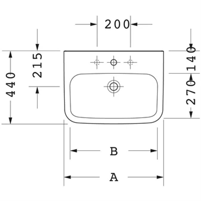 DuraStyle Waschtisch Med 232465