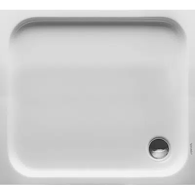 obraz dla D-Code Shower tray White 1000x900 mm - 720107