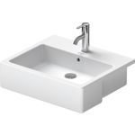 vero semi-recessed washbasin white high gloss 550 mm - 031455