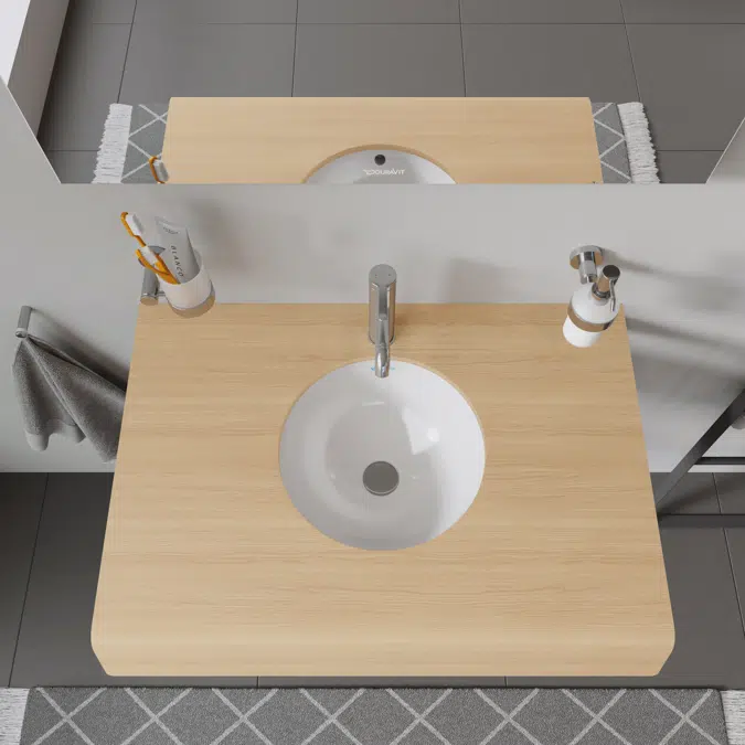 Architec Vanity washbasin White High Gloss 360 mm - 031932