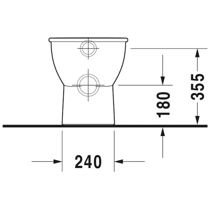 Darling New Floorstanding toilet White High Gloss 570 mm - 213909