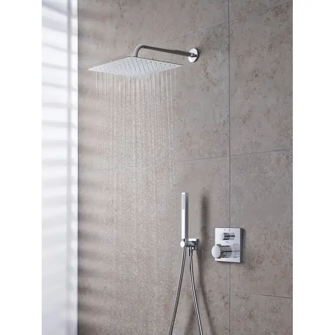 Douches et Accessoires Douchette tube 1jet MinusFlow Chromé brillant - UV0642002