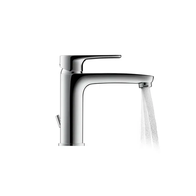 B.1 Single lever washbasin mixer Chrome High Gloss 175x42x169 mm - B11020