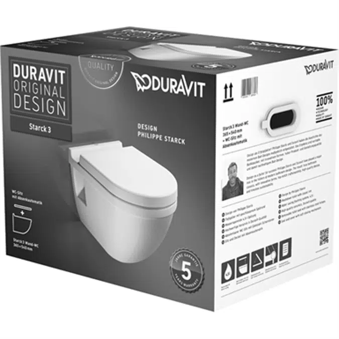 Starck 3 Toilet set wall mounted 420009