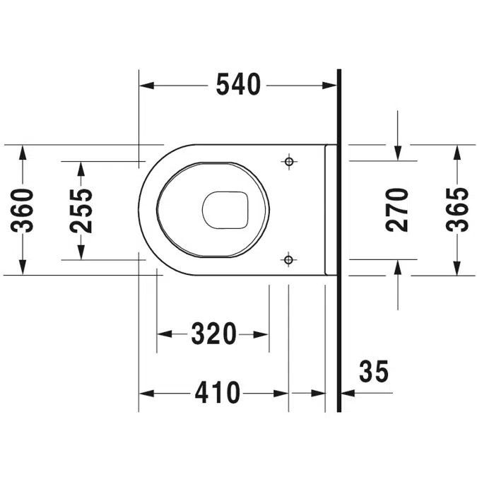 Starck 3 Toilet set wall mounted 420009