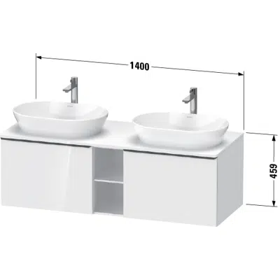 Imagem para DE4950 D-Neo Vanity unit wall-mounted}