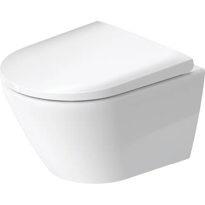 D-Neo Wall-mounted toilet Compact White High Gloss 480 mm - 258809