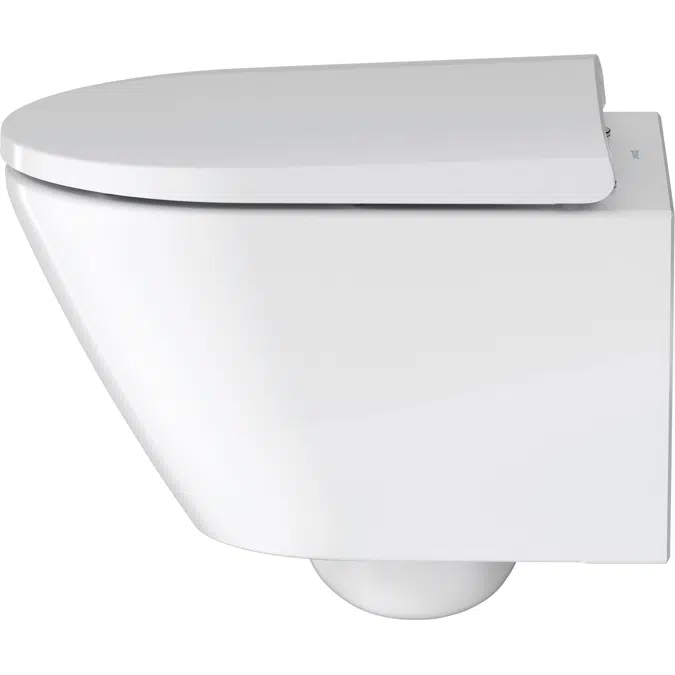 D-Neo Wall-mounted toilet Compact White High Gloss 480 mm - 258809