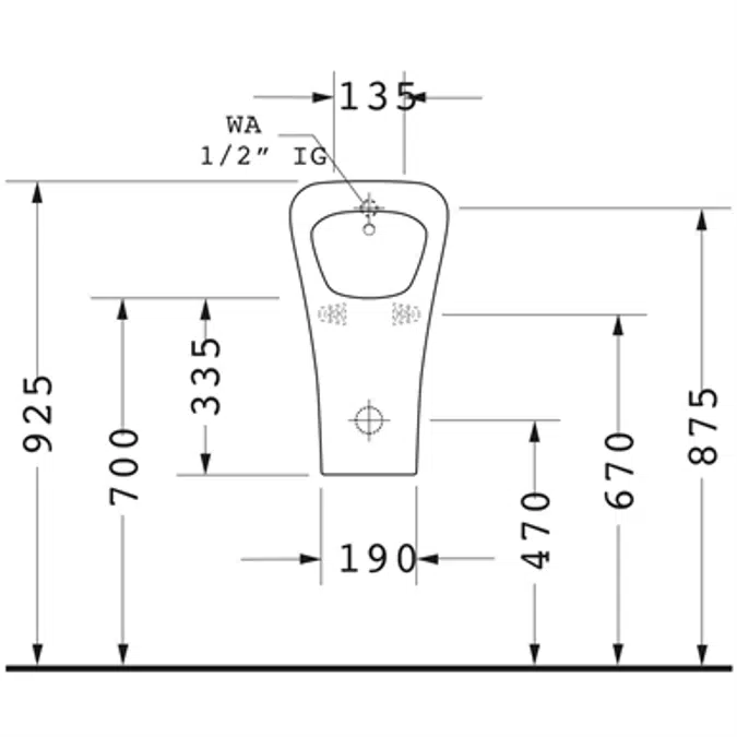 DuraStyle Urinal 280630