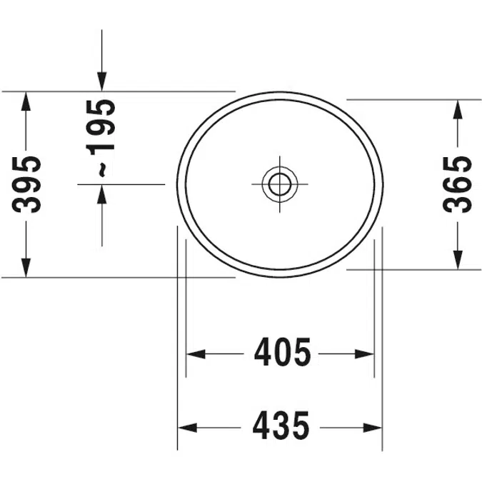 Duravit Starck 2 Lavabo sobre encimera - 232144