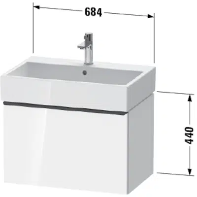 bild för DE4272 D-Neo Vanity unit wall-mounted