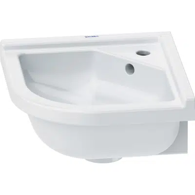 Starck 3 Corner sink White High Gloss 430 mm - 075244 için görüntü