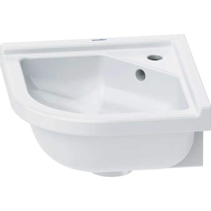 Starck 3 Corner sink White High Gloss 430 mm - 075244