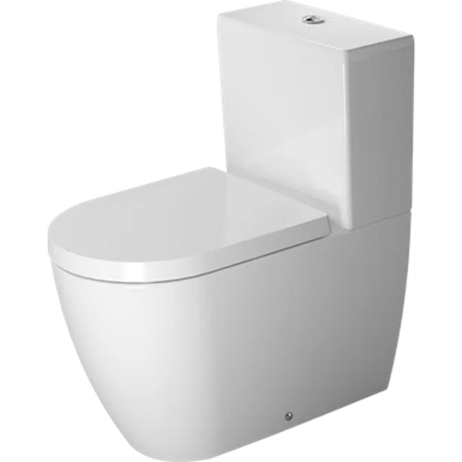 ME by Starck Toilet close-coupled White High Gloss 650 mm - 217009