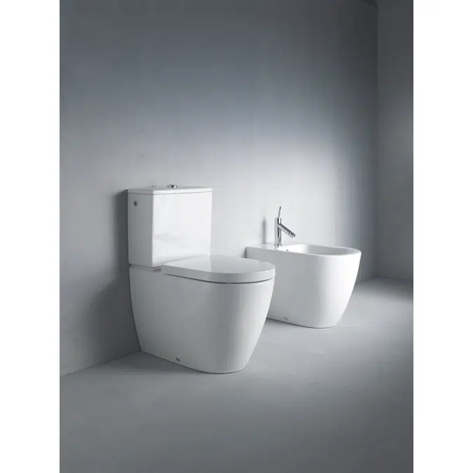 ME by Starck Toilet close-coupled White High Gloss 650 mm - 217009