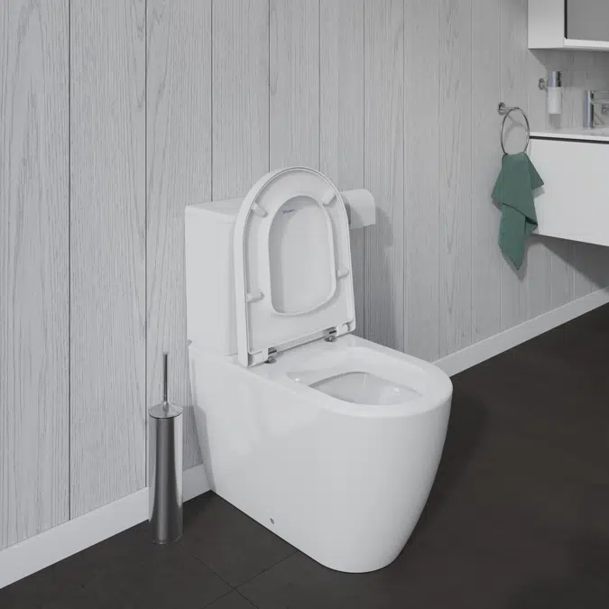 ME by Starck Toilet close-coupled White High Gloss 650 mm - 217009