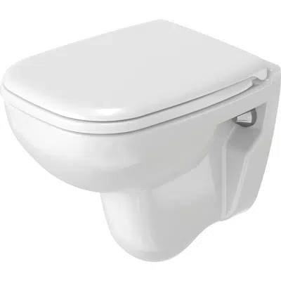 Image for D-Code Wall-mounted toilet Compact White High Gloss 480 mm - 221109