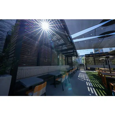 Image for Signature Louvered Roof Pergola Vibrant Spot