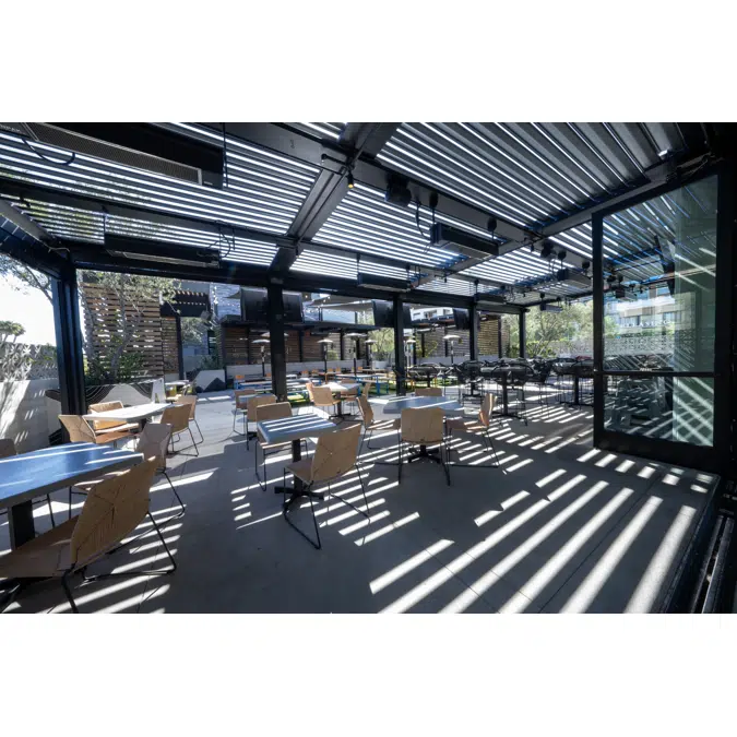 Signature Louvered Roof Pergola Vibrant Spot