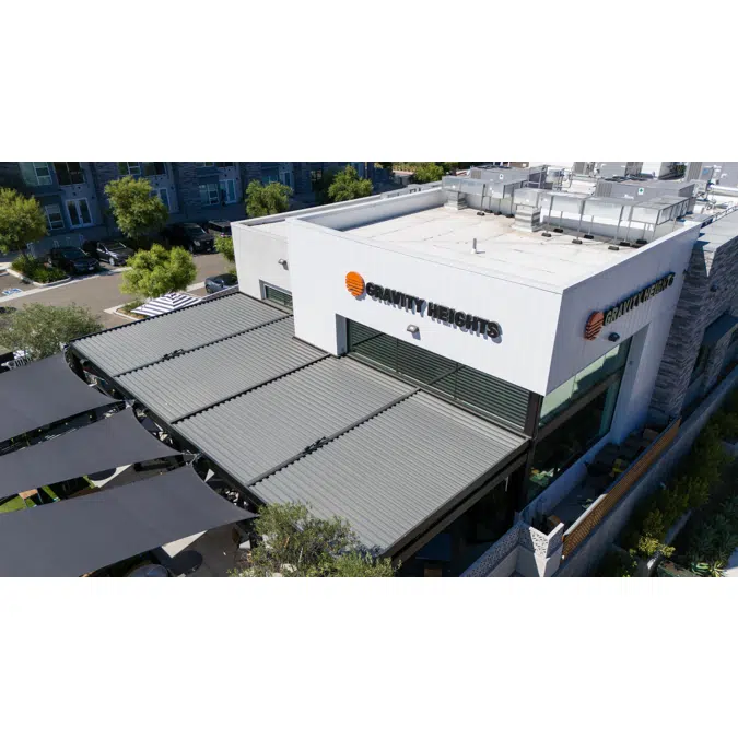 Signature Louvered Roof Pergola Vibrant Spot