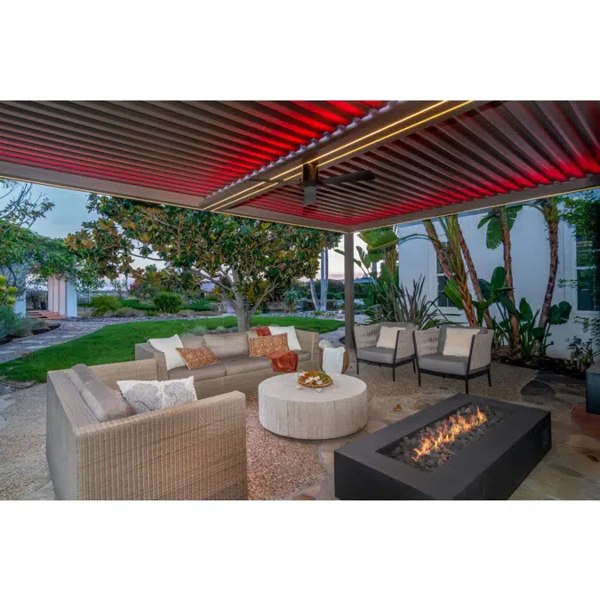 Signature Louvered Roof Pergola Modern Spanish