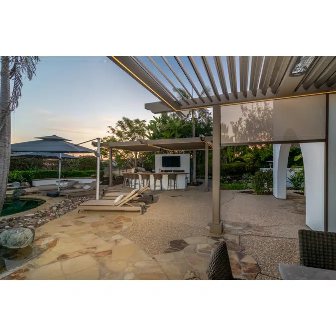 Signature Louvered Roof Pergola Modern Spanish