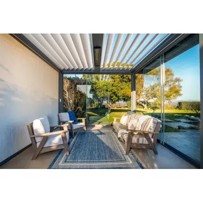 Image for Solace Louvered Roof Pergola Retreat
