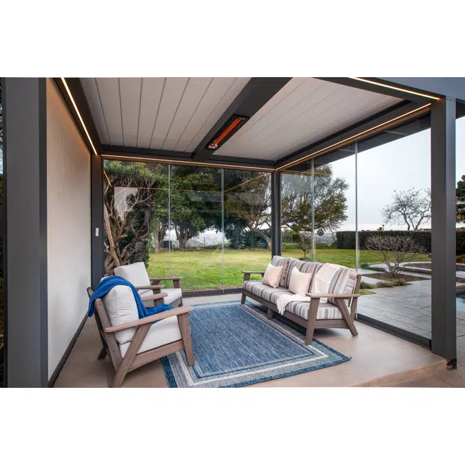 Solace Louvered Roof Pergola Retreat