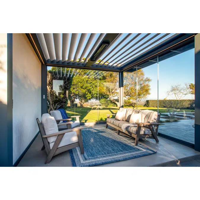 Solace Louvered Roof Pergola Retreat