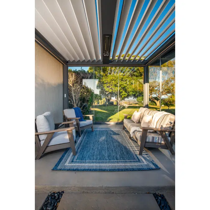 Solace Louvered Roof Pergola Retreat