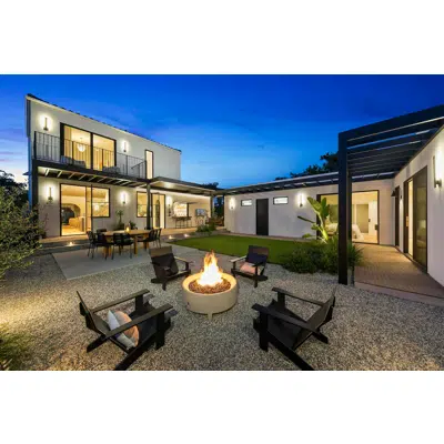 Image for Solace Louvered Roof Pergola Modern Retreat