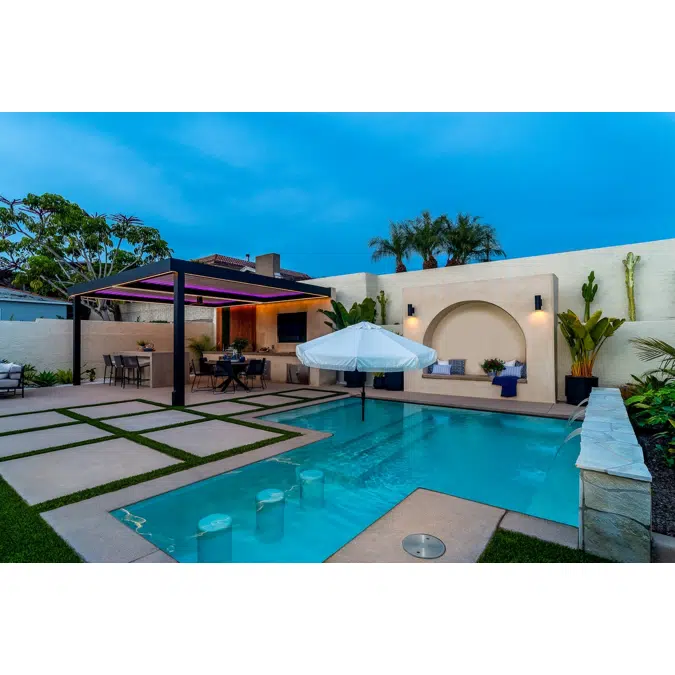 Signature Louvered Roof Pergola Oasis