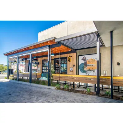 Image for Signature Louvered Roof Pergola Festive Vibe