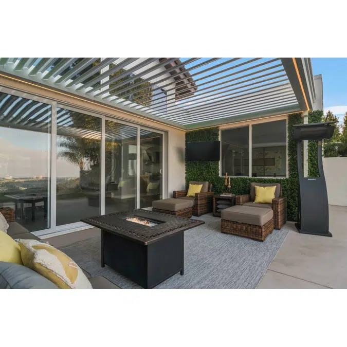 Signature Louvered Roof Pergola Relaxing View
