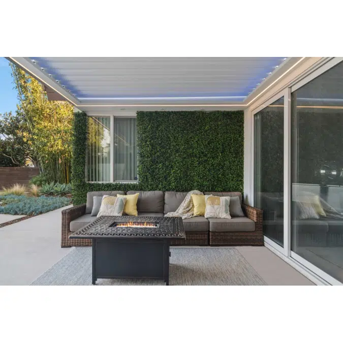 Signature Louvered Roof Pergola Relaxing View