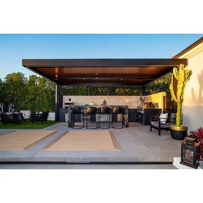 Serenity IRP Cantilever Pergola Luxe Escape