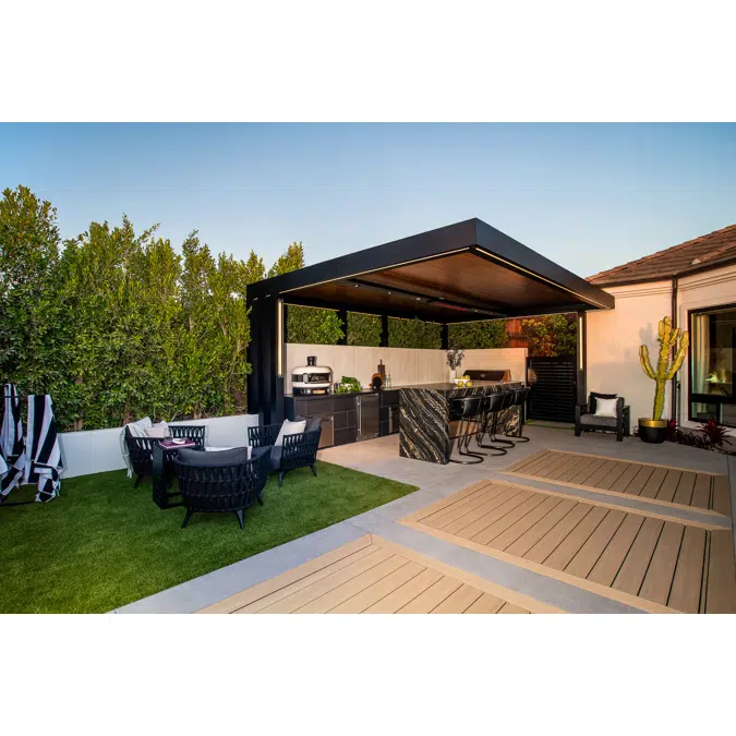 Serenity IRP Cantilever Pergola Luxe Escape