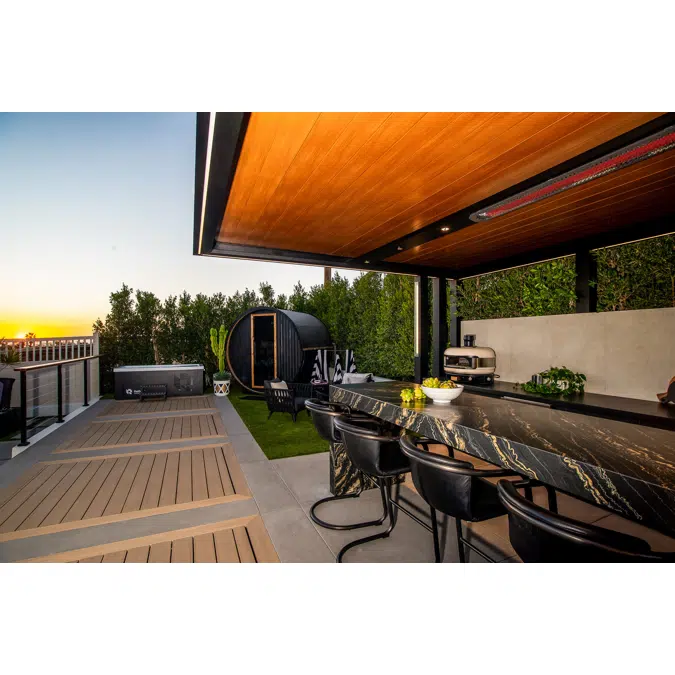 Serenity IRP Cantilever Pergola Luxe Escape