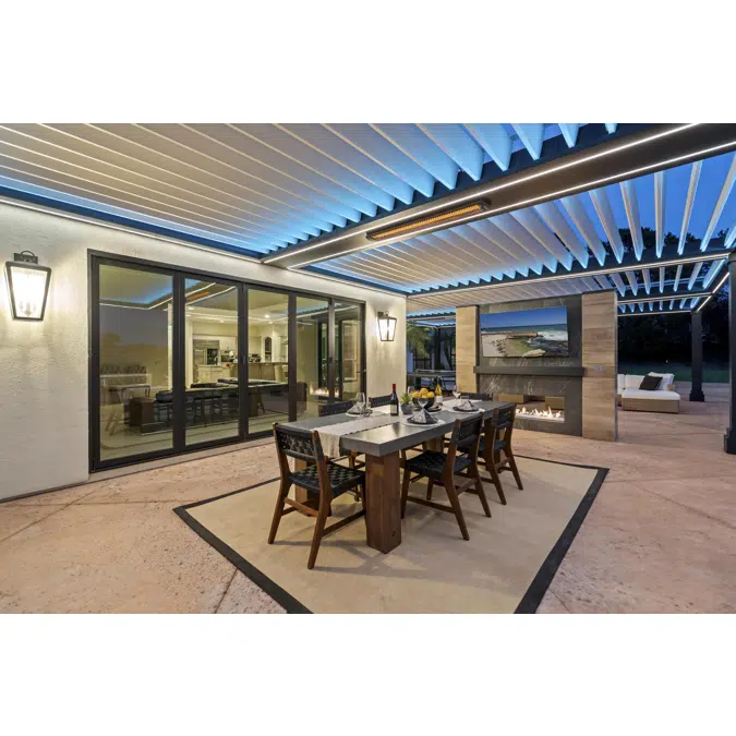 Solace Louvered Roof Pergola Outdoor Escape 